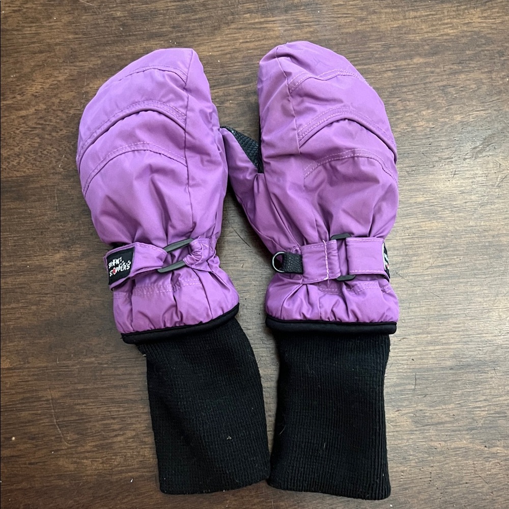 Purple Snow Stopper Gloves